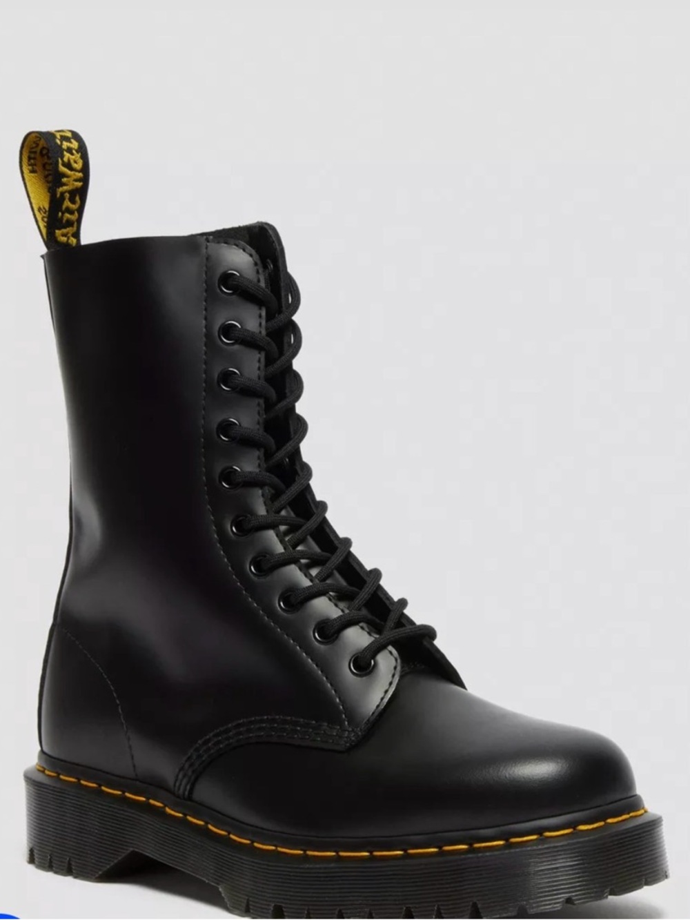 Dr. Martens 1490 Bex Smooth Leather Mid Calf Boots